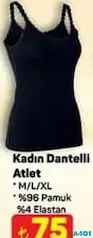 KADIN DANTELLİ ATLET fiyat ve kampanya bilgisi